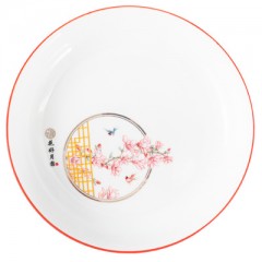 国潮餐具创意高档家用西餐盘轻奢深盘陶瓷中式汤碗筷碟子套装组合